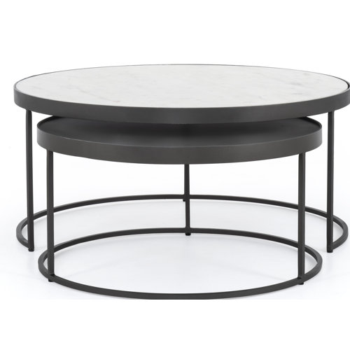 Four Hands Evelyn Nesting Coffee Table Perigold